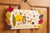 plaque de porte enfants DIY automne - Autumn Crafts – 10doigts.fr