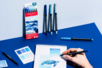 fibralo felt pouch - Brush markers: precision and flexibility for drawing – 10doigts.fr
