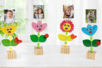 Soporte de fotos flores niño - Kits de actividades para el día del padre – 10doigts.fr
