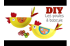 Pollos balancines con platos de cartón - Actividades manuales DIY Pascua – 10doigts.fr