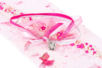 cinta de organza rosa sobre pulsera - Cintas y sesgos – 10doigts.fr