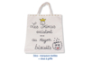 Bolsa de compras de algodón blanco - Algodón, lino - Textiles – 10doigts.fr