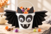 cubeta de caramelos Halloween murciélago - Manualidades para Halloween – 10doigts.fr