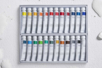 Set of 24 Lefranc Bourgeois study watercolour tubes, 10 ml each - Watercolor Colors – 10doigts.fr