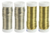 Juego de 4 bobinas de hilo metálico Oro y Plata ø 0,6 mm - Fil metálico – 10doigts.fr