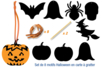 Halloween Scratch Decorations - 8 Shapes - 2 - Scratch and Punch Cards - 10doigts.com - Scratch and Punch Cards – 10doigts.fr