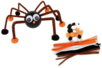 Set de pompones y limpiapipas Halloween - Accesorios creativos Halloween – 10doigts.fr
