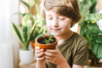 Set "Horticulteur" - 6 pots + tierra comprimida - Jardinería niños – 10doigts.fr
