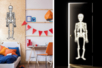 Esqueleto gigante fluorescente por la noche y articulado - Kits creativos de Halloween – 10doigts.fr
