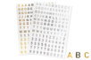 Metallic Alphabet and Number Stickers - Gold or Silver - 1 - Alphabet Stickers, Messages - 10doigts.com - Alphabet Stickers, Messages – 10doigts.fr