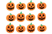 gomets calabaza de fieltro - Accesorios creativos Halloween – 10doigts.fr