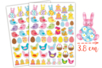 stickers conejo pascua - Pegatinas de Pascua – 10doigts.fr