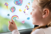 Static Window Stickers "Unicorns" - 50 pcs - 2 - Fancy Stickers - 10doigts.com - Fancy Stickers – 10doigts.fr