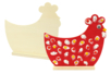 Wooden Chicken Silhouettes + Base - 6 Pieces - 4 - Easter Decor Supports - 10doigts.com - Easter Decor Supports – 10doigts.fr