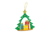 Wooden Tree Ornaments - 4 Pieces - 4 - Christmas Wooden Objects - 10doigts.com - Christmas Wooden Objects – 10doigts.fr