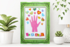 Mother's Day Hand and Hearts Canvas - 2 - Mother's Day Crafts - 10doigts.com - Mother's Day Crafts – 10doigts.fr
