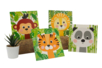 Cuadros animales de la jungla - 4 piezas - Kits educativos – 10doigts.fr