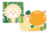 Cuadros animales de la jungla - león - Kits educativos – 10doigts.fr