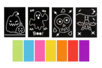 cuadros gommettes halloween - Kits creativos de Halloween – 10doigts.fr