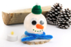 Cabeza de bonhomme de nieve luminosa - Artículos luminosos, guirnaldas y velas LED – 10doigts.fr