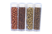 Copper and Gold Seed Beads - 4 Tubes - 1 - Seed Beads - 10doigts.com - Seed Beads – 10doigts.fr