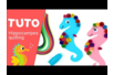Tuto Quilling Caballito de Mar - Actividades manuales océano: sumérgete en un universo creativo y sensorial – 10doigts.fr