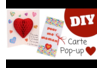 Tutorial: Fabricar una tarjeta Pop Up corazón 3D - Manualidades día de la madre – 10doigts.fr