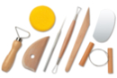 Modeling Tools for Pottery - 8 Pieces - Modeling Tools - 10doigts.fr