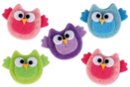 Búhos de fieltro adhesivo - 5 pcs - Pegatinas de fieltro - 10doigts.fr