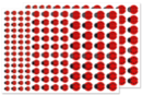 Ladybug Stickers - 256 pcs - Animal Stickers - 10doigts.fr