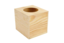 Caja cúbica de pañuelos de madera - Cajas de madera - 10doigts.fr