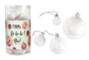 White Christmas Baubles - 39 Pieces - DIY Christmas Ornaments - 10doigts.fr