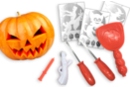 Kit para tallar una calabaza + modelos - Kits creativos de Halloween - 10doigts.fr