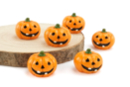Resin Pumpkins - 6 Pieces - Halloween Creative Accessories - 10doigts.fr