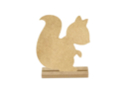 Ardilla de madera + base  - Animales de madera - 10doigts.fr