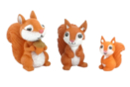 Mini Squirrels in Resin - 3 Pieces - Miniature Universe: Dollhouse and Miniatures - 10doigts.fr