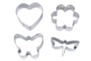 Metal Cookie Cutters - 4 Pieces - Creative Cookie Cutters for Kids - 10doigts.fr