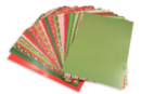 Glossy Paper with Christmas Patterns - 96 Sheets - Christmas Theme - 10doigts.fr