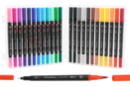 Dual Tip Markers - 24 Pieces - Fine Tip Markers - 10doigts.fr