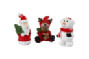 Christmas Resin Figurines - 3 Pieces - Small Christmas Decorations - 10doigts.fr