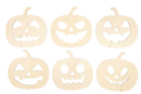 Calabazas de madera - 6 piezas - Soportes de Halloween para decorar - 10doigts.fr