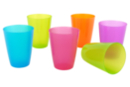 Unbreakable Plastic Cups - 6 pcs - Disposable and Reusable Tableware - 10doigts.fr
