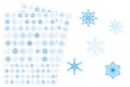 Snowflake Stickers - 184 pcs - Christmas Stickers and Labels - 10doigts.fr