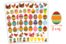 Easter Egg Stickers - 90 pcs - Easter Stickers - 10doigts.fr