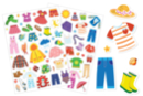 Clothing Stickers for Kids - 60 pcs - Season Stickers - 10doigts.fr