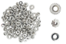 Spacer Beads - 105 Silver Beads - Spacer Beads - 10doigts.fr