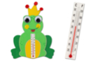 Kit ranas meteorológicas para decorar - 12 piezas - Kits de animales y naturaleza - 10doigts.fr