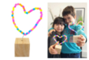 Heart Sculpture Kit with Fuse Beads - 6 Pieces - Parent's Day Kits - 10doigts.fr