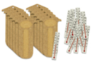 DIY Thermometer Kit - 12 Pieces - Animal and Nature Kits - 10doigts.fr