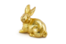 Golden Rabbit in Resin - Easter Decorative Accessories - 10doigts.fr